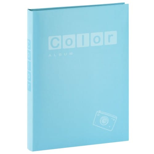 ZEP - Album photo traditionnel PERGAMIN COLOR - 60 pages blanches + feuillets cristal - 240 photos - Couverture Bleue 24.5x33cm