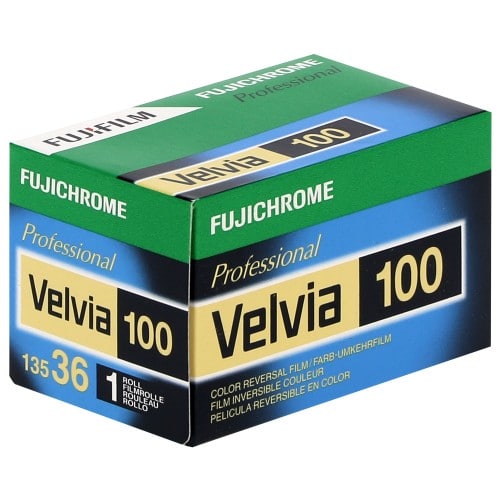 FUJI - Film inversible couleur VELVIA RVP 100 Format 135 - 36 poses
