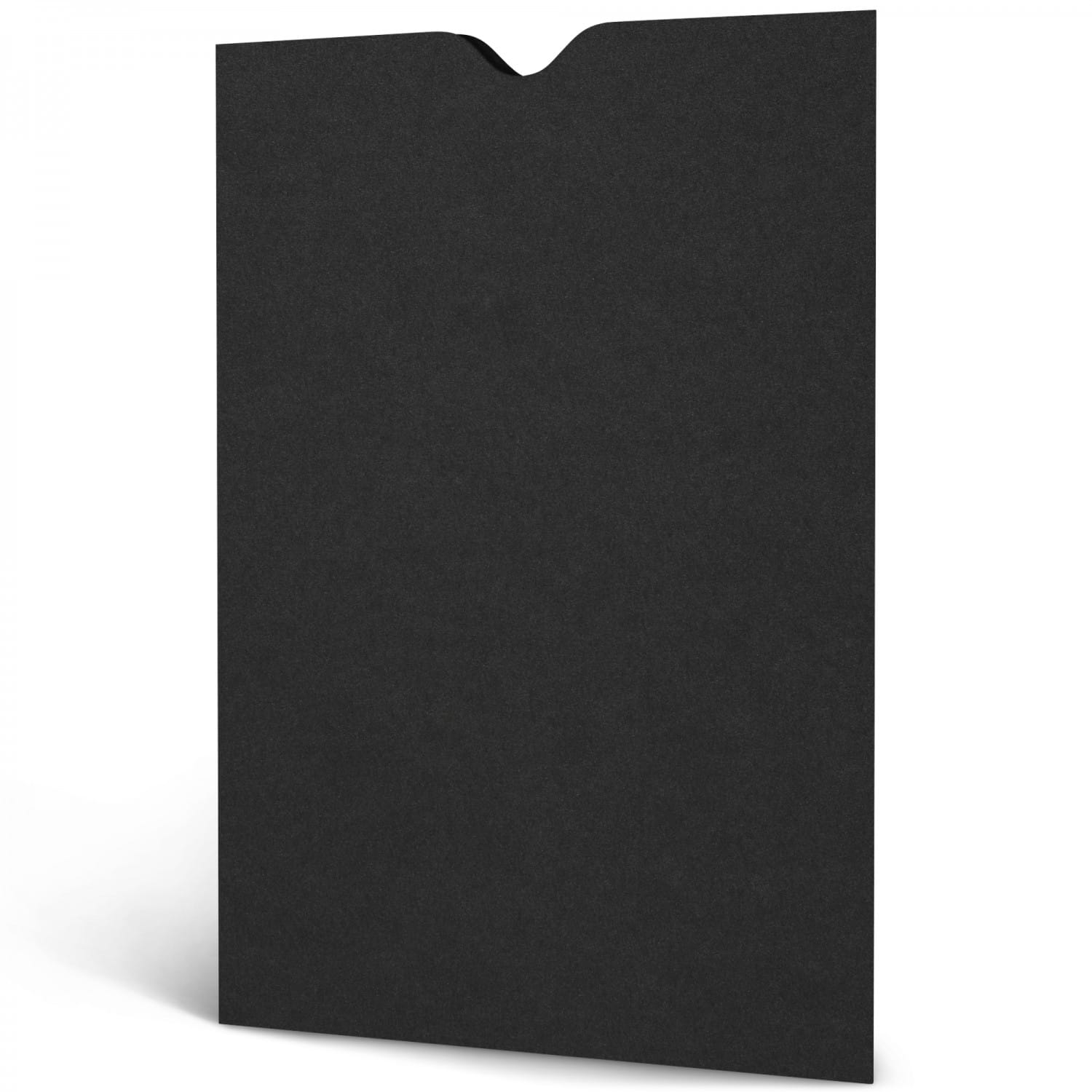 Pochette bon cadeau MB TECH 250g papier noir - Impression blanche