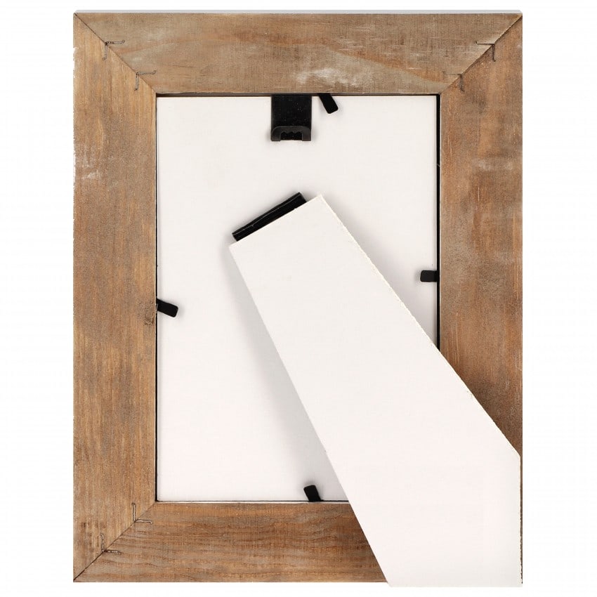 Cadre Photo Dorothy Zep - 12 Cases 4,5x4,5 Cm, Bois, à Poser Ou Suspendre, 25x35 Cm