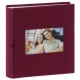 pochettes avec mémo SQUARE - 150 pages blanches - 300 photos - Couverture Multicolore 23,5x25cm + fenêtre (Lot de 3)