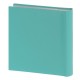 pochettes avec mémo HARMONIE - 100 pages blanches - 200 photos - Couverture Bleu Turquoise 20,5x22cm + fenêtre