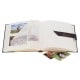 TRAVEL 2 - 100 pages blanches traditionnelles + feuillets cristal - 400 photos - Couverture Brune 30,5x30,5cm