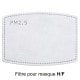 Pack Masque facial Homme pour sublimation + 1 filtre H/F offert