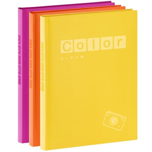 Zep Pack 3 Albums Trad. Pergamin Color 24x32 60P Orange/Violet/Jaune
