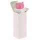 Gourde enfant inox blanche 320ml / bouchon rose pour sublimation (1p)