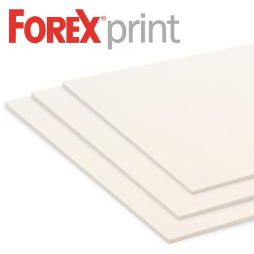 Panneau PVC FOREXPRINT 1 face adhésive 3mm  40x50cm