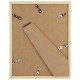 S46WG (MDF) avec passe-partout blanc