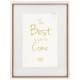 S46WG (MDF) avec passe-partout blanc