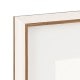 S46WG (MDF) avec passe-partout blanc