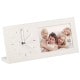 Cadre photo DEKNUDT S66RT1 horloge photo blanc - bois