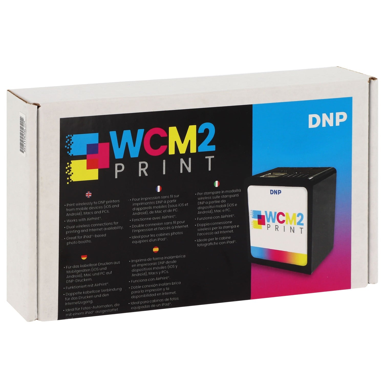 Kit imprimante thermique DNP DP-QW410 + 1 carton de consommables Standard  Digital pour 300 tirages (DPQW1015SD) + Module WiFi WCM-2