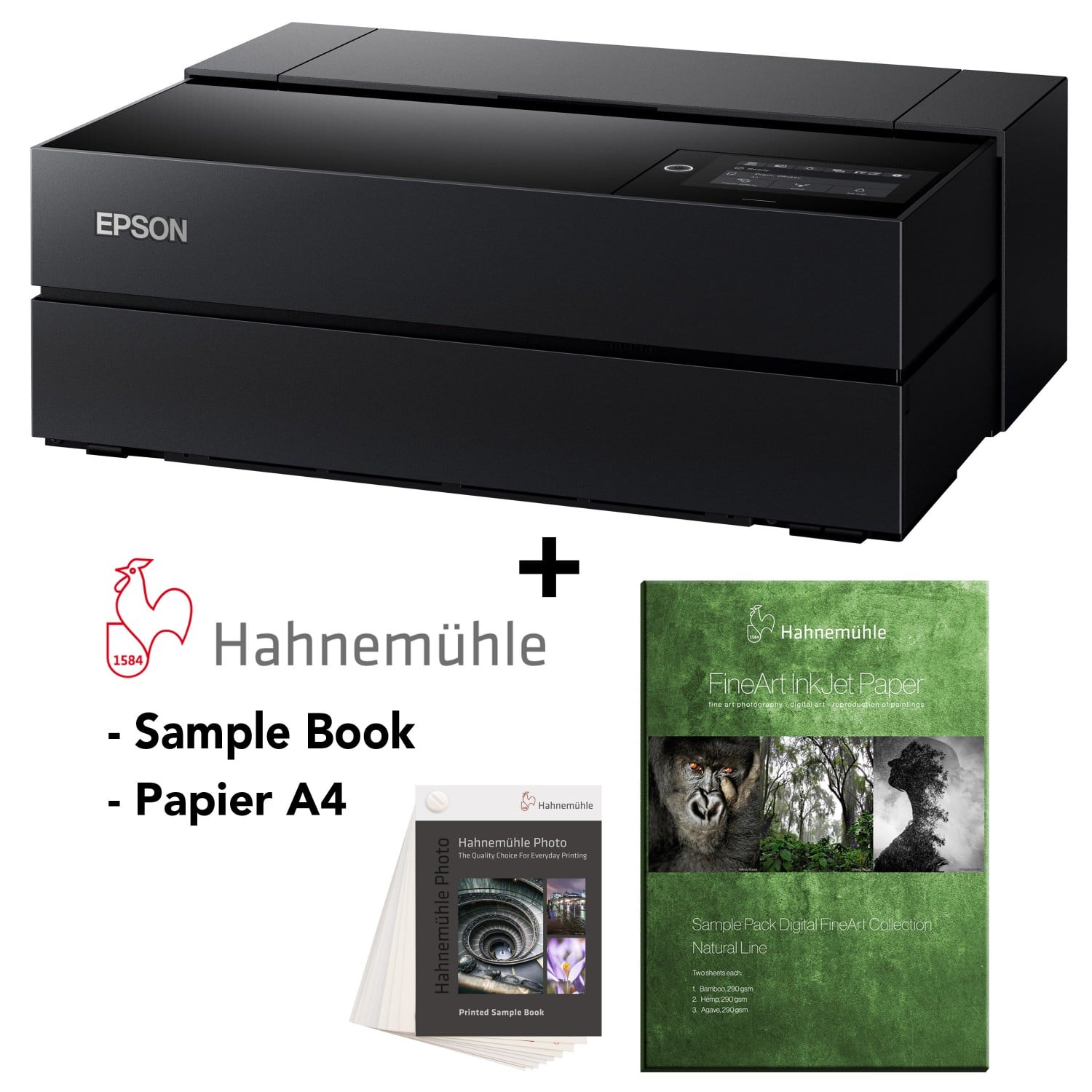 Imprimante grand format EPSON - Pack SureColor SC-P700 + Sample book Photo + Sample Pack Natural Line A4 Hahnemühle