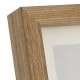 Cadre photo DEKNUDT S40A-P1 (MDF) avec passe-partout blanc