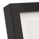 Cadre photo DEKNUDT S40A-P1 (MDF) avec passe-partout blanc