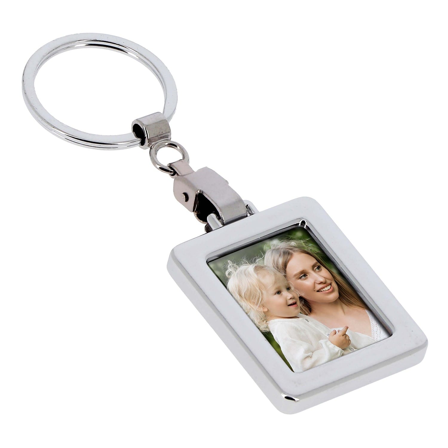 Rmeet Porte-Clés Photo,Personnalisé Porte Clef Photo 24 Pack Porte