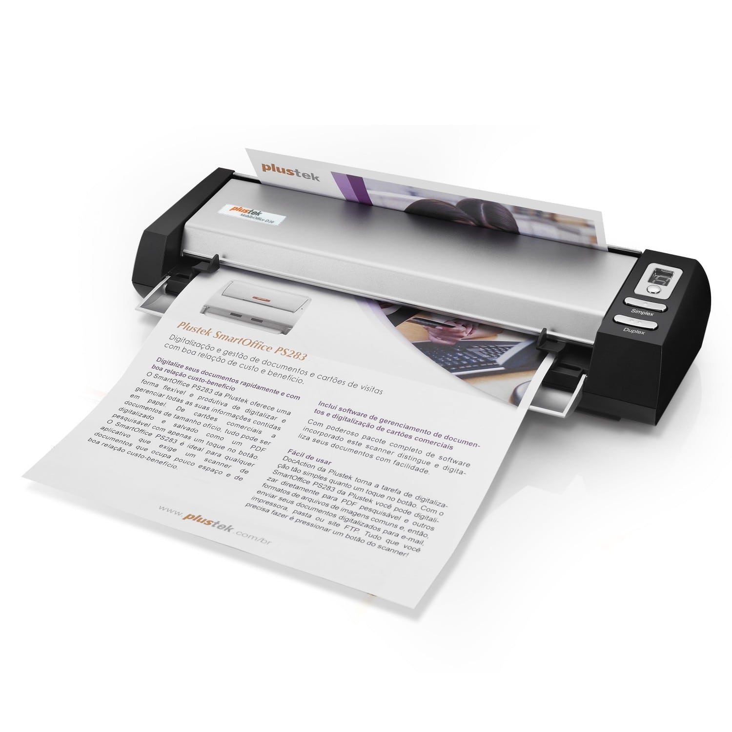 Plustek MobileOffice D30 Occasion scanner format A4 resolution 600 dpi recto  verso