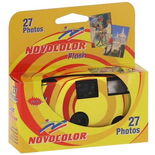 NOVOCOLOR - Appareil photo jetable Shot flash - 400 iso - 27 poses (Reconditionné)