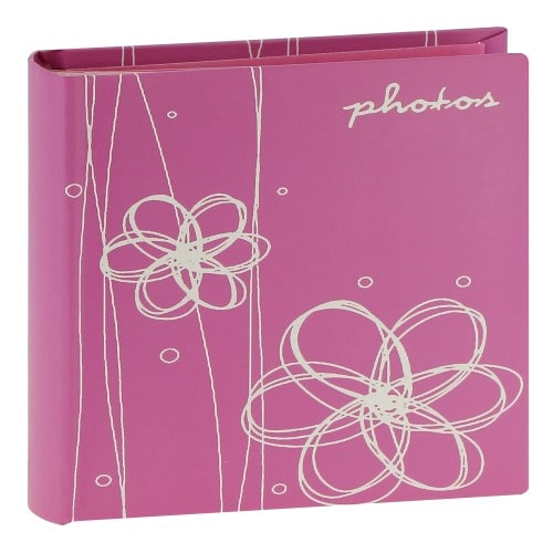 Album photo pochettes avec mémo ELLYPSE - 100 pages couleurs - 100 photos - Couverture violet 18,5x17,5cm - à l'unité (Reconditionné)