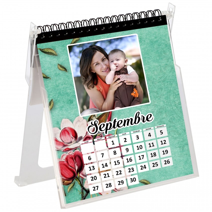 Support calendrier MITSUBISHI de Bureau (pour Imprimante recto-verso CP-W5000DW) - 15x15cm