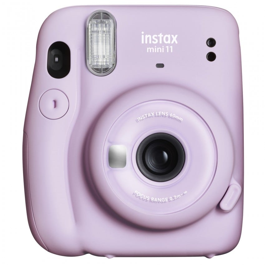 Instax Mini 11 - Format photo 62 x 46mm - Livré avec 2 piles LR6 et dragonne - Lilac Purple (Violet) (Reconditionné)