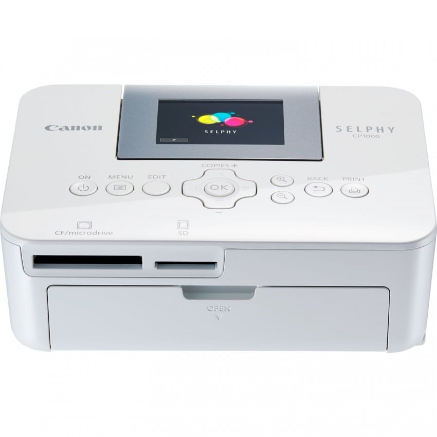 Selphy CP1000 blanche - Tirages 10x15cm - Ecran LCD inclinable (Reconditionné)