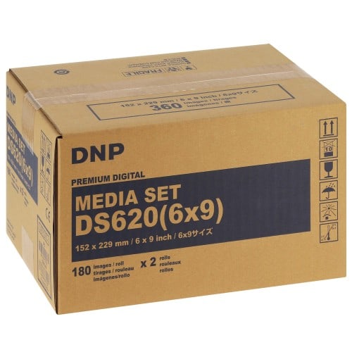 Consommable thermique pour DS620 (Premium Digital) - 15x23cm 360 tirages ou 15x20cm 360 tirages ou 10x15cm 720 tirages (Reconditionné)