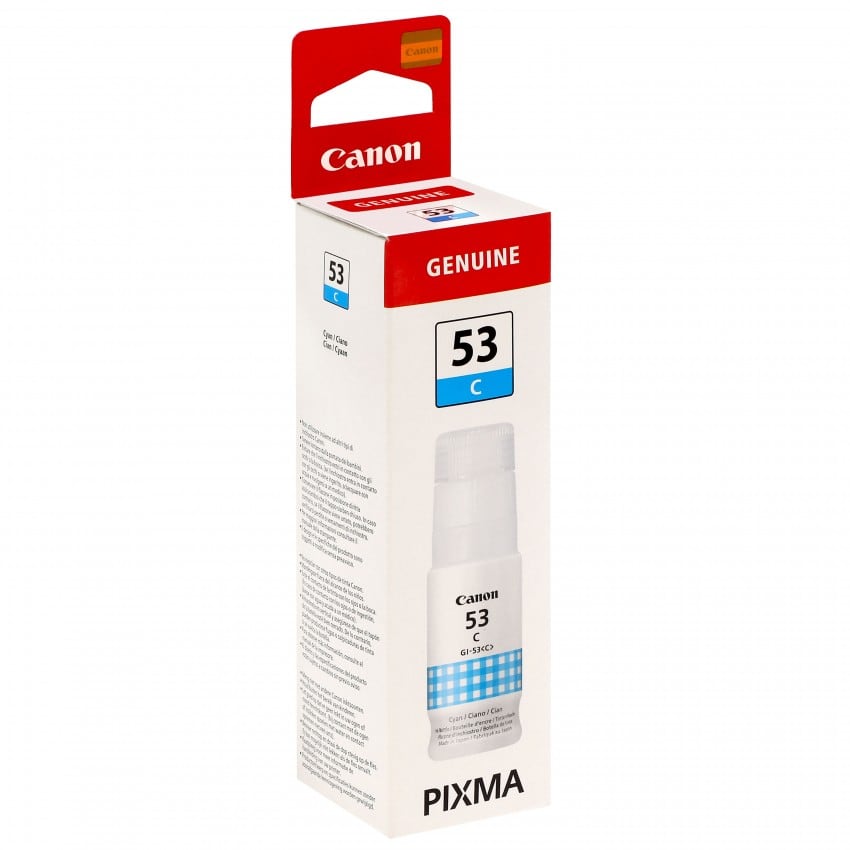 GI-53 C Encre Cyan pour Pixma MegaTank G550 et G650