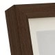 Cadre photo DEKNUDT S40A-P1 (MDF) avec passe-partout blanc