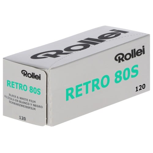 ROLLEI - Film noir et blanc RETRO 80S - Format 120 - à l'unité