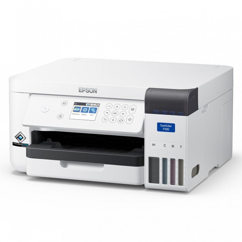 A4 SureColor SC-F100 - pour transfert (livrée avec un jeu de 4 encres) (Reconditionné)