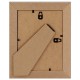 Cadre photo BRIO Karma (bois nervuré) Noir