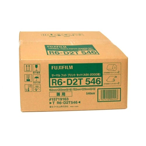 Fuji R6-D2T 546 pour ASK-2000 - 546 tirages 15x20cm (6x8”) (Reconditionné)