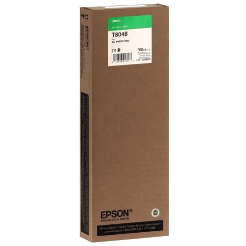 EPSON - Cartouche d'encre T804B Pour imprimante SC-P7000/7000V/9000/9000V Vert - 700ml (Reconditionné)