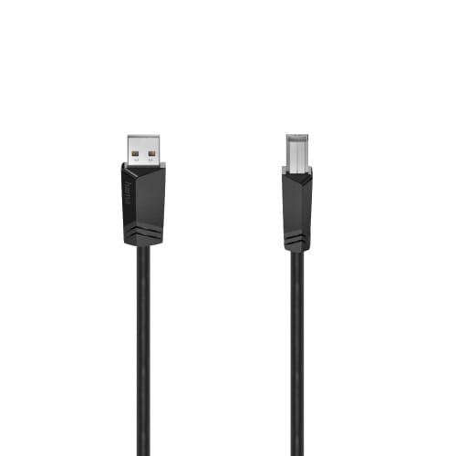 Câble USB A-Mâle vers B-Mâle (USB 2.0 - 480 Mbit/s) - Noir - 1,50 mètre