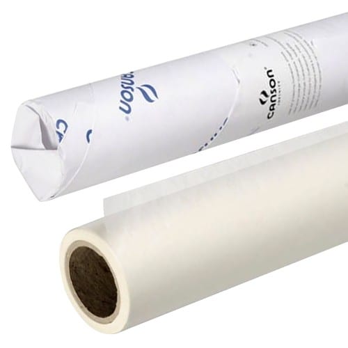 CANSON - Rouleau papier cristal INFINITY Translucide 44" (111,8cmx50m) blanc 40g/m²