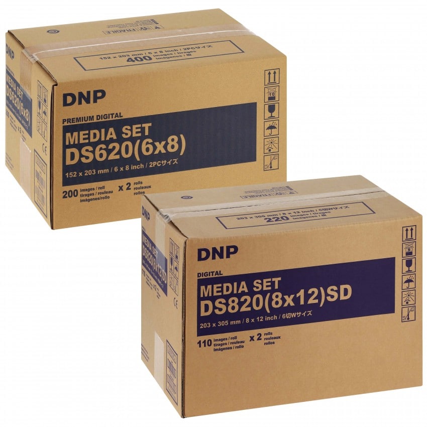 Kit imprimante thermique DNP DS620 + consommable 15x20 (400 tirages) et