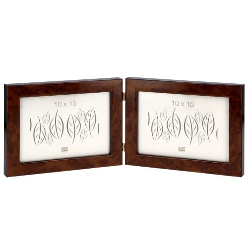 DEKNUDT - Cadre photo multivues diptyque S46RG1H2H résine 10x15 horizontal