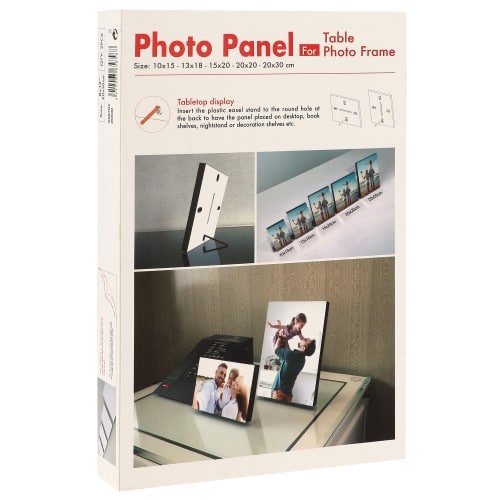 DEKNUDT - Cadre autocollant Photo Panel 20x30cm noir (Pack de 2)