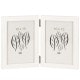 Cadre photo DEKNUDT S68F H2V diptyque vertical - bois