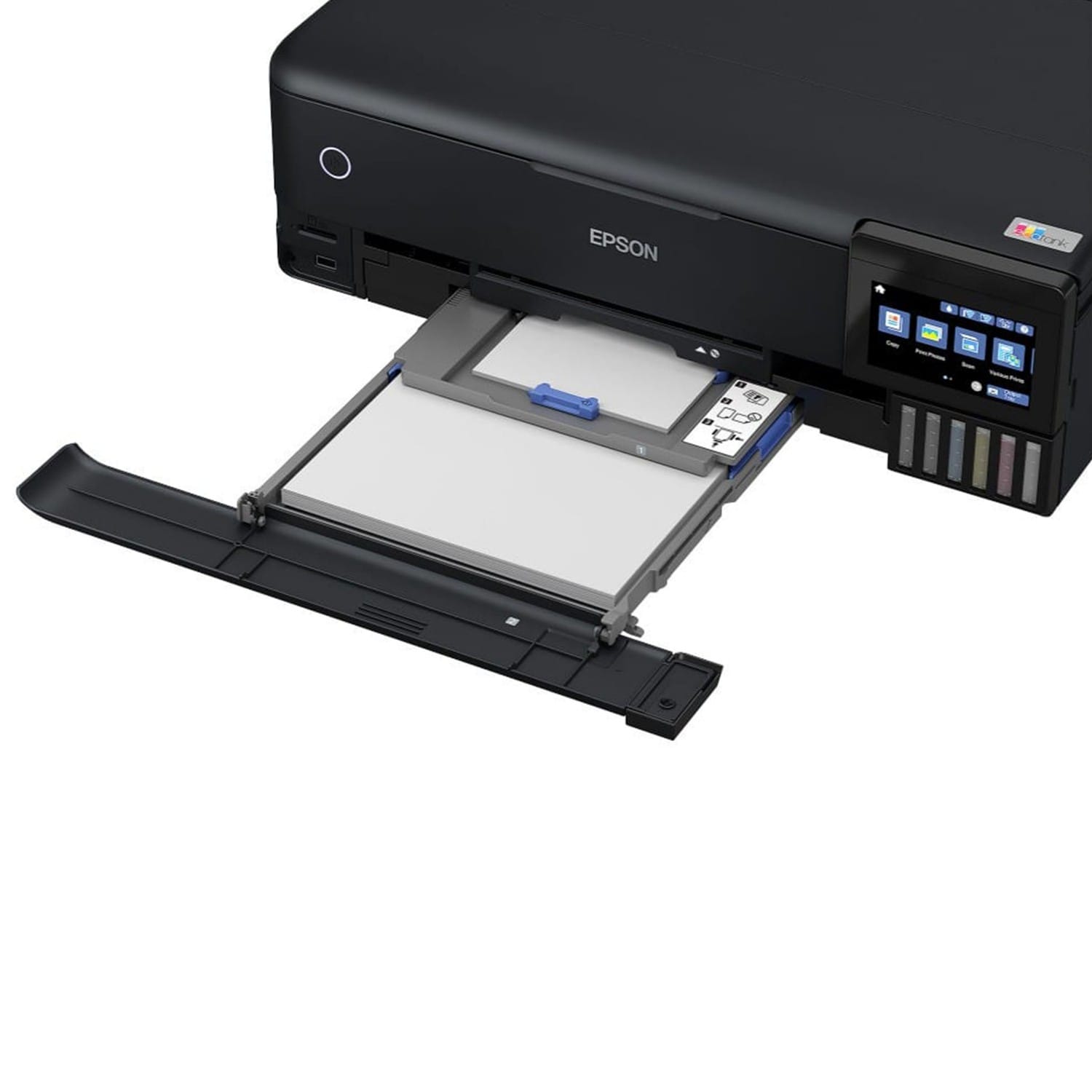 Imprimante jet d'encre EPSON EcoTank ET-2856 - Multifonction 3 en 1 -  Tirages A4