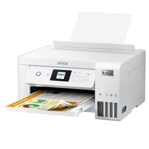 EPSON - Imprimante jet d'encre EcoTank ET-2856 - Multifonction 3 en 1 - Tirages A4