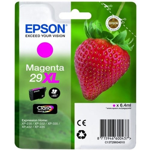 EPSON - Cartouche d'encre T299340 Fraise n°29 - Magenta XL