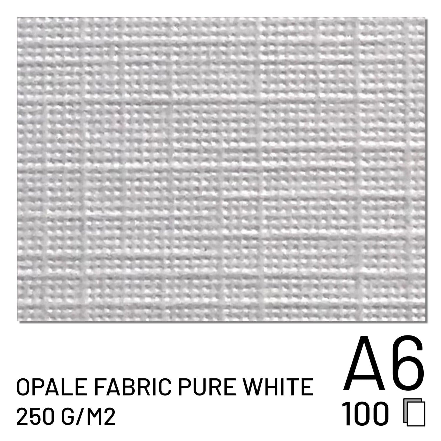 Papier FUJI Opale Fabric Pure White 250g A6 (100 feuilles) (70100148100)