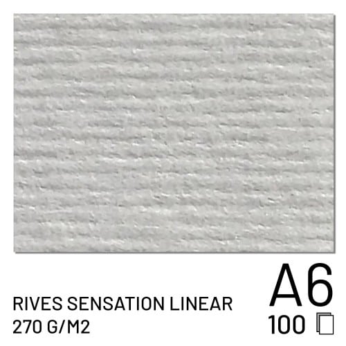 FUJI - Papier Rives Sensation Linear 270g A6 (100 feuilles) (70100148093)