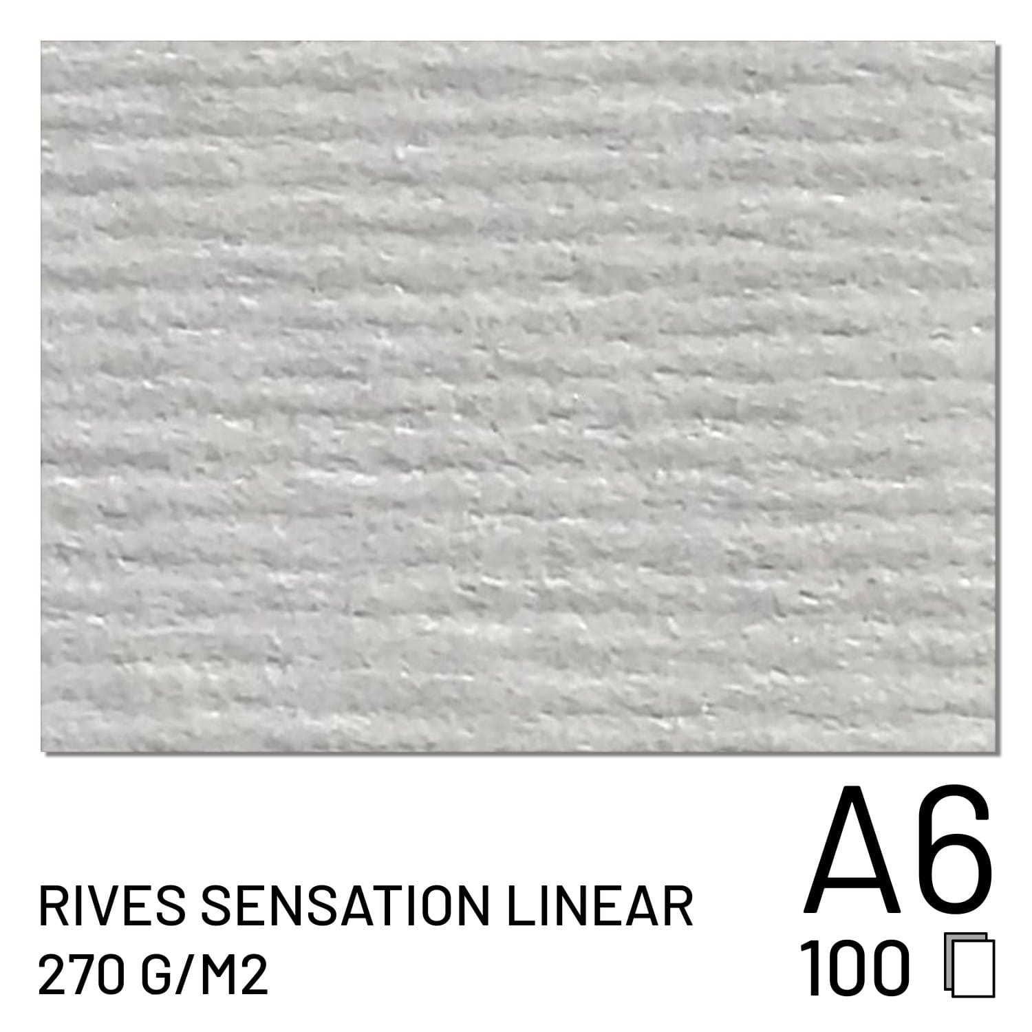 Papier FUJI Rives Sensation Linear 270g A6 (100 feuilles) (70100148093)