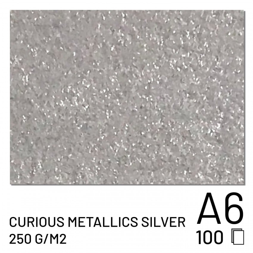 Fuji Papier Curious Metallics Silver 250g A6 (100f.)(70100148101)