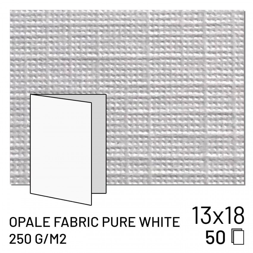 Fuji Papier Opale Fabric Pure White 250g 13x18/2v (50f.)(70100148092)