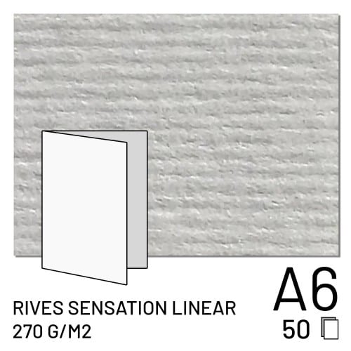 Fuji Papier Rives Sensation Linear 270g A6/2v (50f.)(70100148098) *