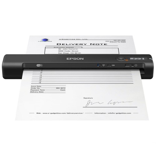 EPSON - Scanner WorkForce ES-60W - Format A4 - Documents - Résolution 600 dpi - Recto - Wifi direct
